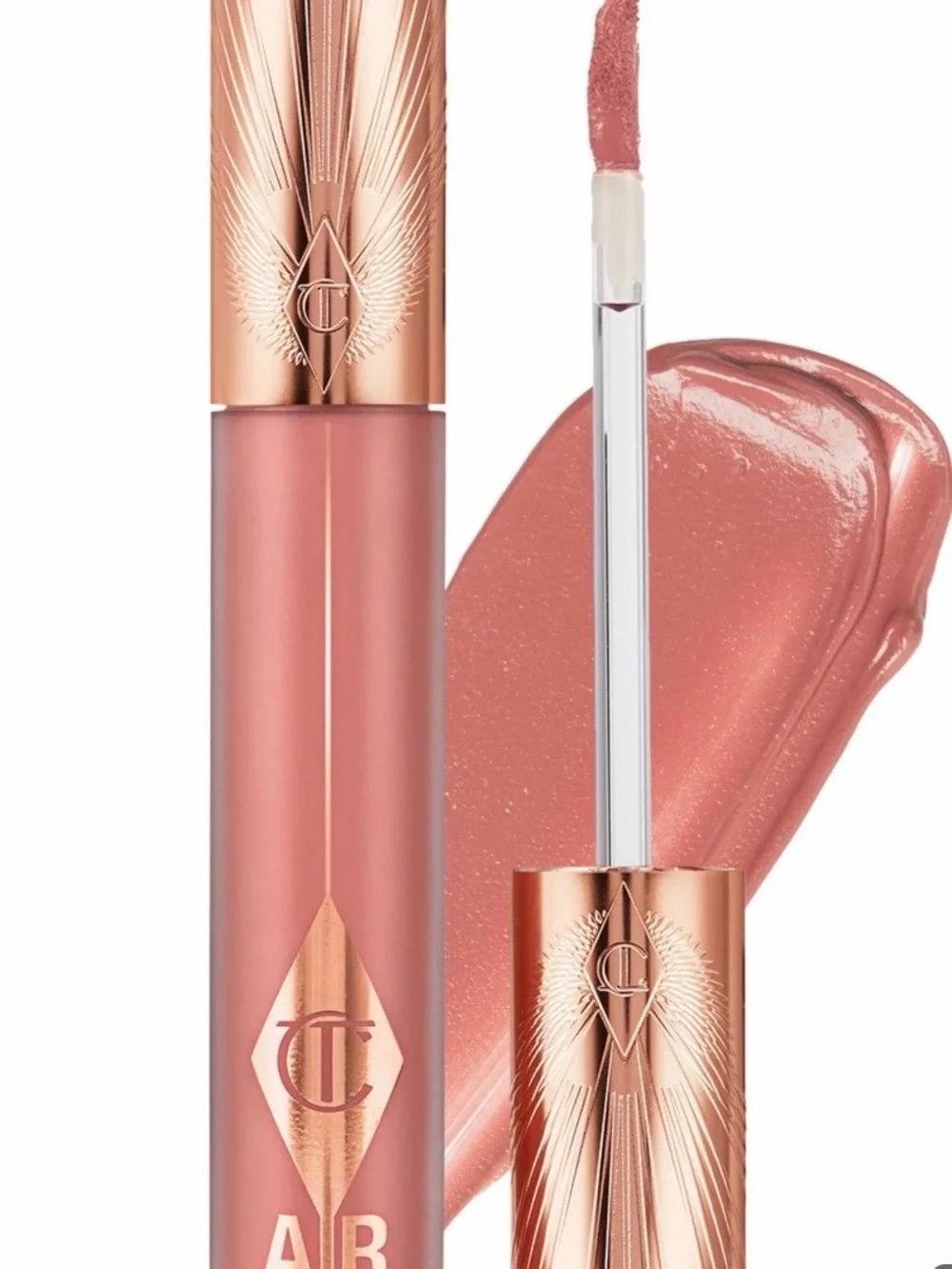 Charlotte Tilbury Airbrush Lip Blur Liquid Lipstick- Pillow Talk Blur